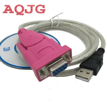 Rs232 Usb de sex Feminin cablu USB pentru DB9 female serial port găuri 9 găuri COM Computer cablu de 1,5 m Nou cu CD driver WhoesaleAQJG