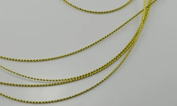 12Pack [2M/Pachet]Fly Tying Sclipici Coaste Chironomide Panglica Nimfa Linie Materiale de Măsline Negru Perla de Aur de Argint de Culoare Maro Dimensiuni de 0,6 mm